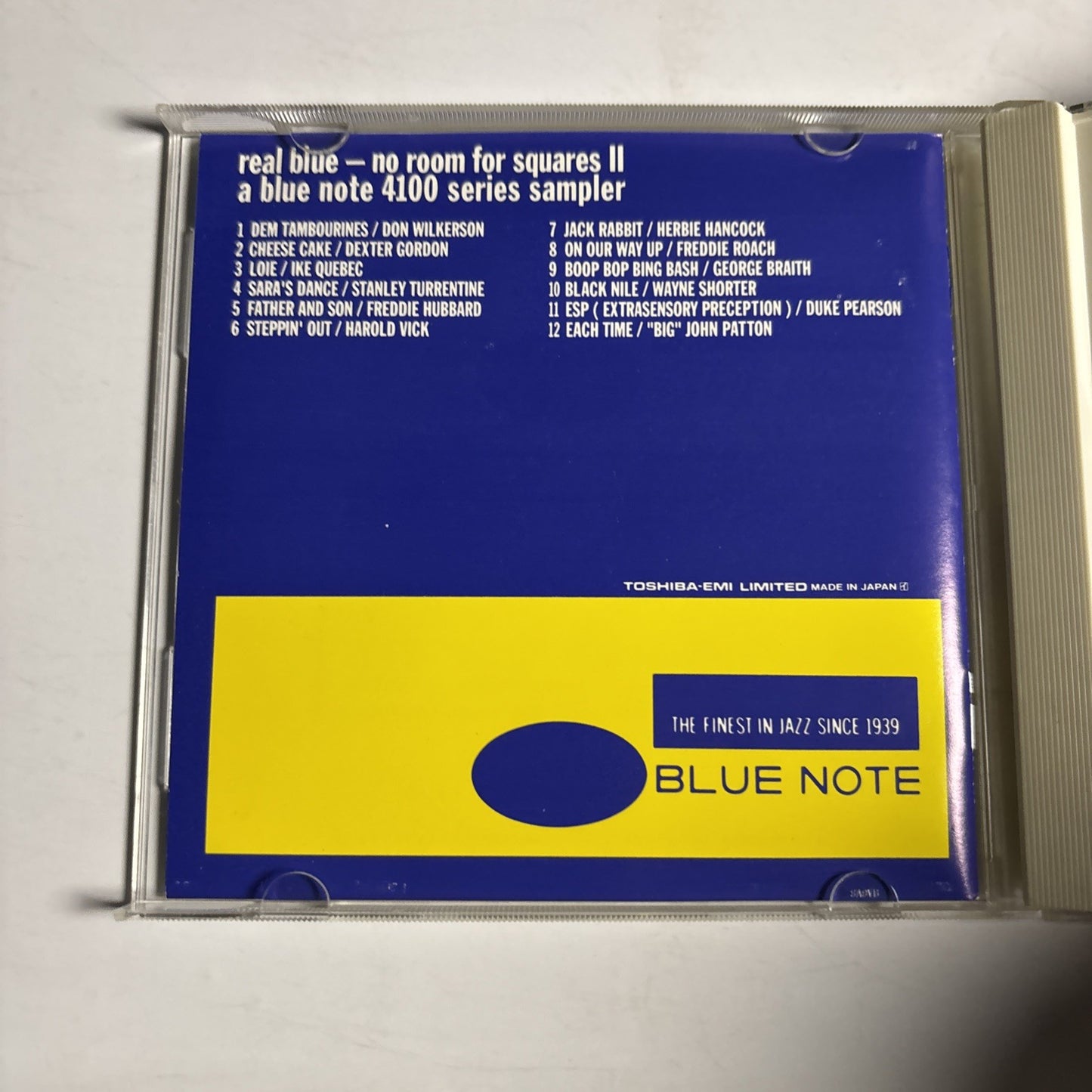 Various – Real Blue - No Room For Squares II (CD, 1994) Japan TOCJ-5882