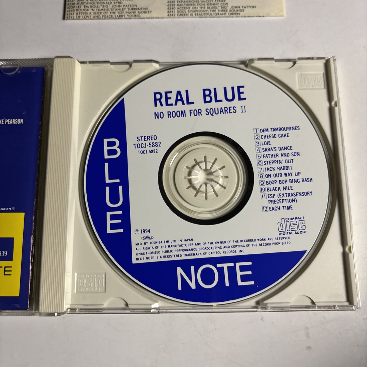 Various – Real Blue - No Room For Squares II (CD, 1994) Japan TOCJ-5882