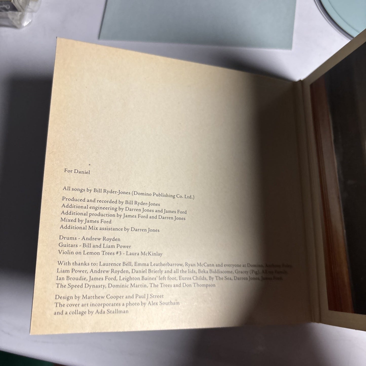 Bill Ryder-Jones – A Bad Wind Blows In My Heart (CD, 2013) Europe WIGCD308