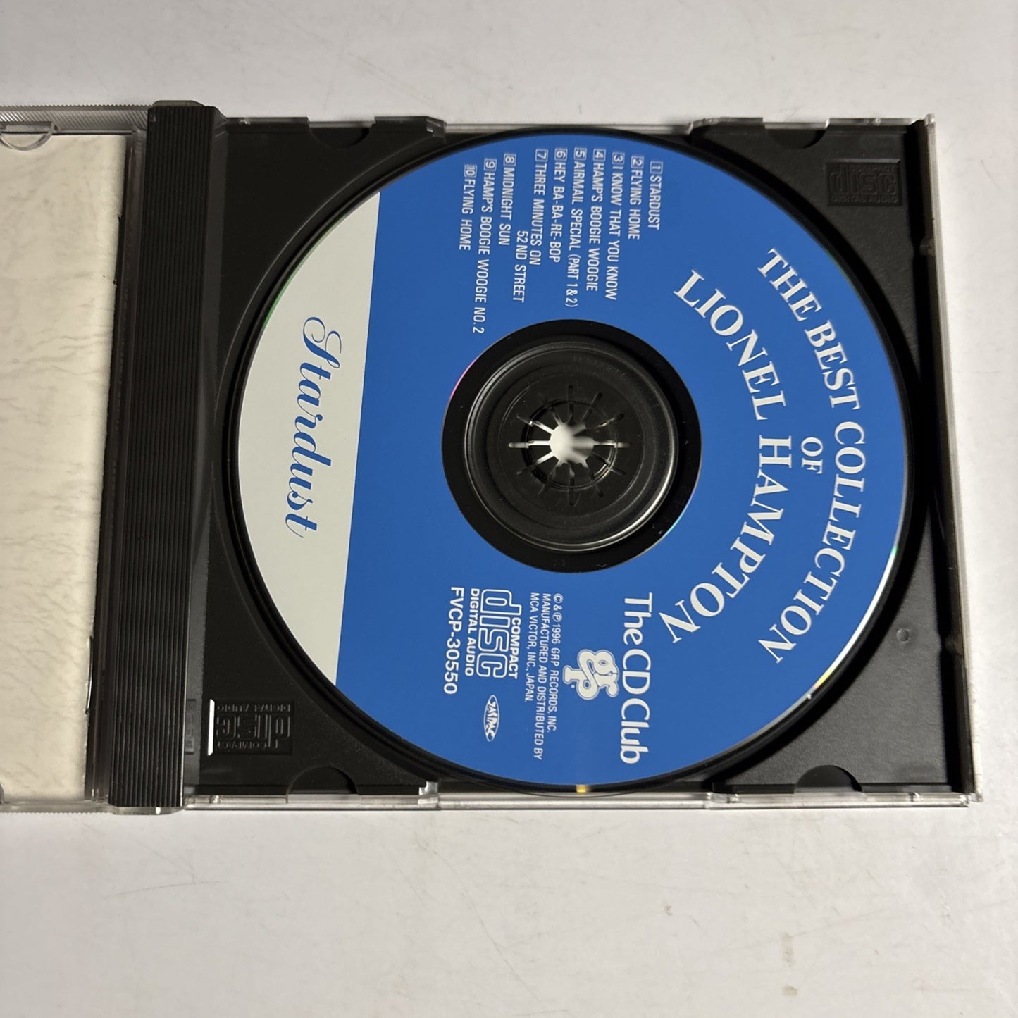 Lionel Hampton – The Best Collection Of Lionel Hampton Stardust (CD, 1996) Japan