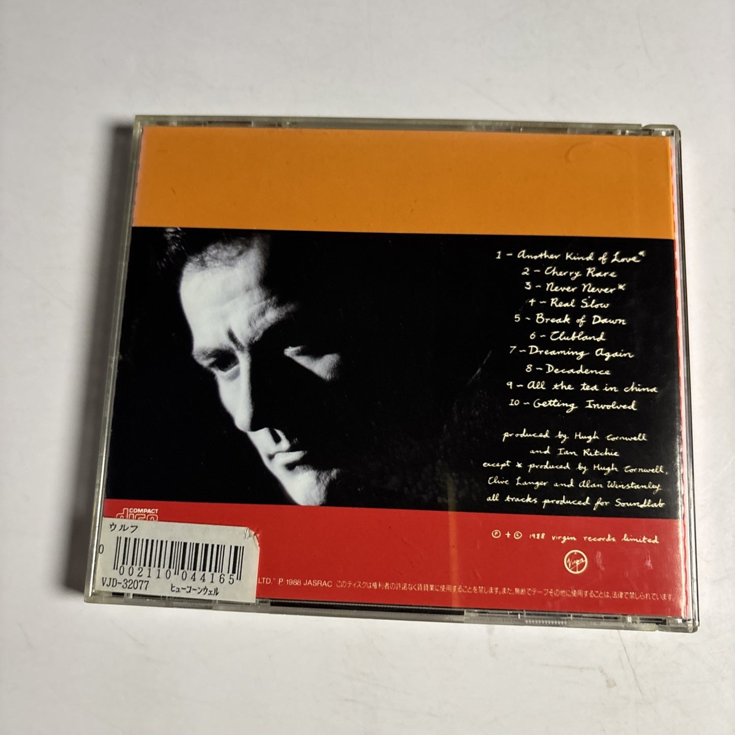 Hugh Cornwell – Wolf (CD, 1988) Japan VJD-32077