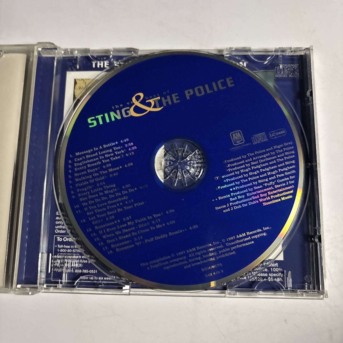 Sting & The Police – The Very Best Of... Sting & The Police (CD, 1997)