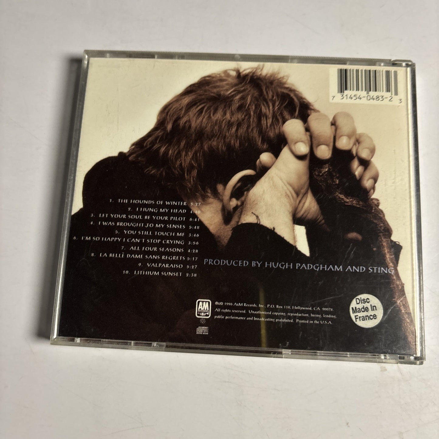 Sting – Mercury Falling (CD, 1996)  US 31454 0483 2