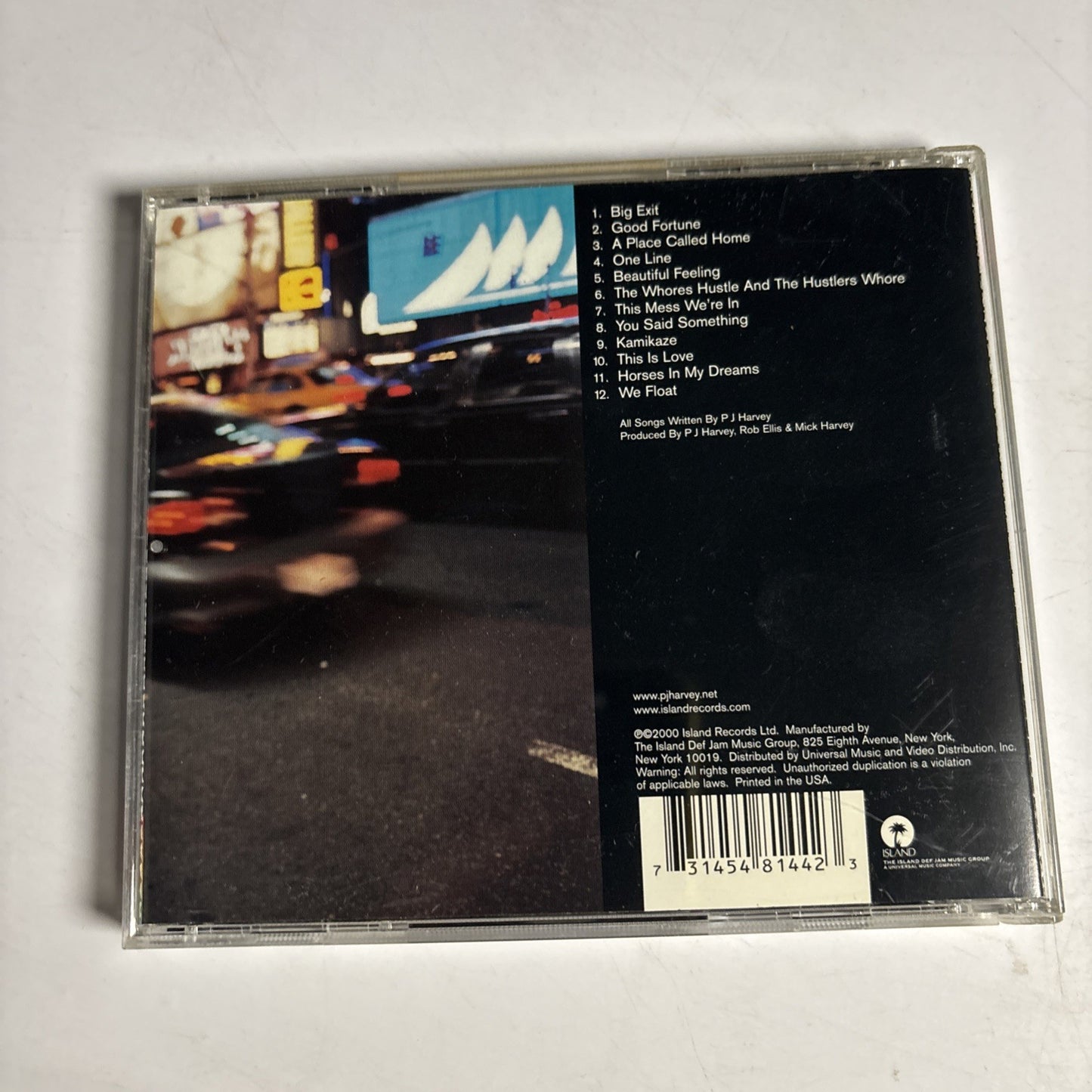 PJ Harvey – Stories From The City, Stories From The Sea (CD, 2000) US