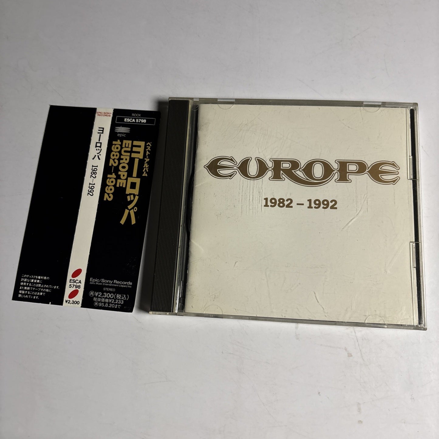 Europe  – 1982-1992 (CD, 1993) Japan ESCA 5798