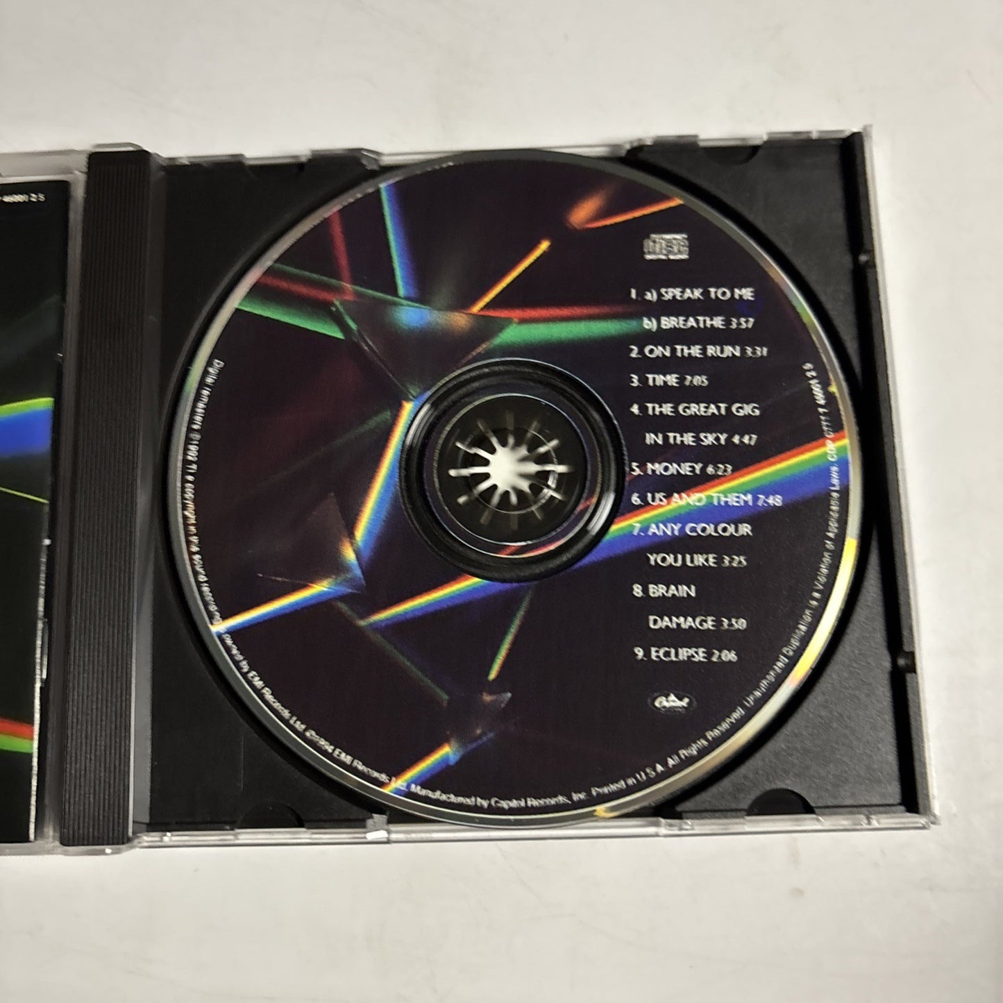 Pink Floyd – The Dark Side Of The Moon  (CD, 2000) US CDP 07777-46001-2-5L