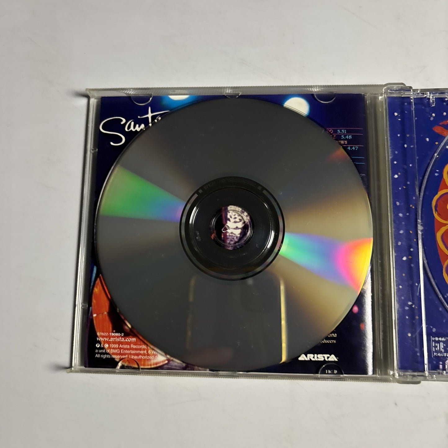 Santana – Supernatural (CD, 1999) US 07822-19080-2