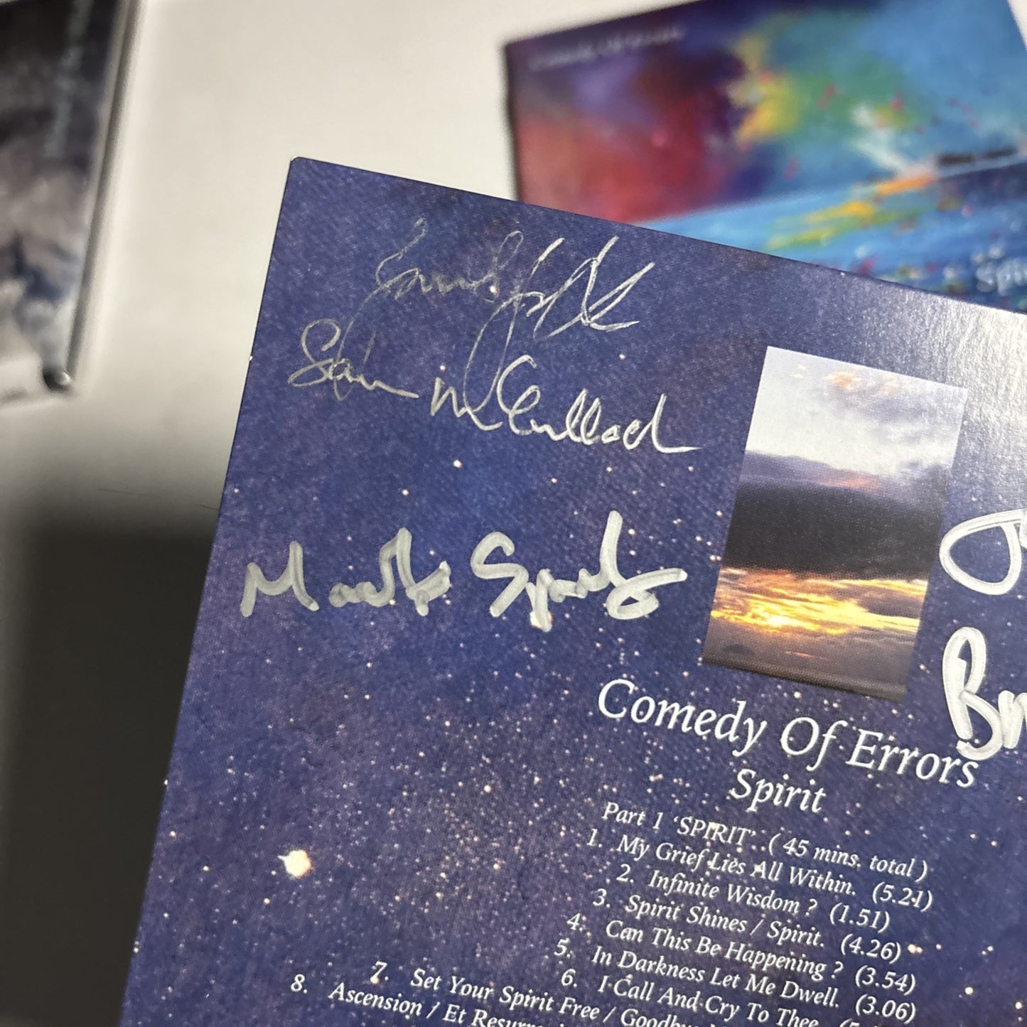 Comedy Of Errors – Spirit (CD, 2015) UK *Signed Copy* COE003