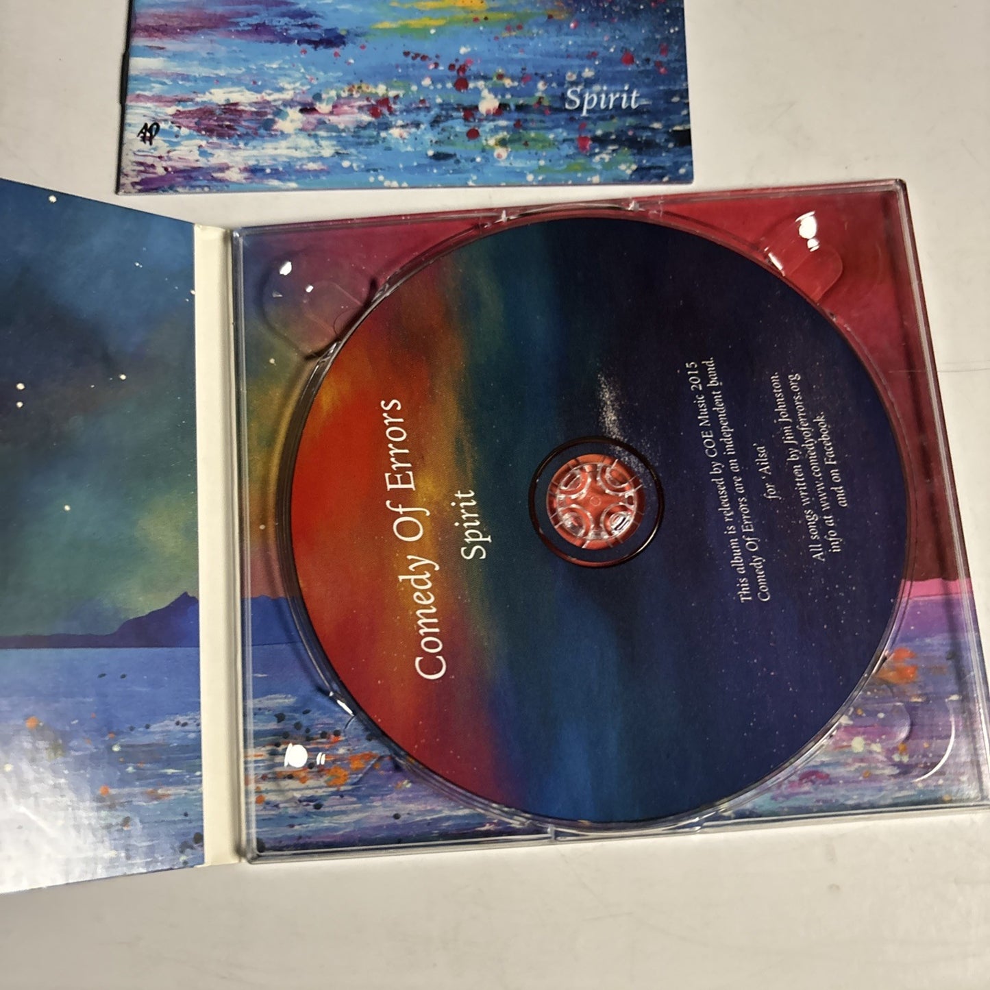 Comedy Of Errors – Spirit (CD, 2015) UK *Signed Copy* COE003