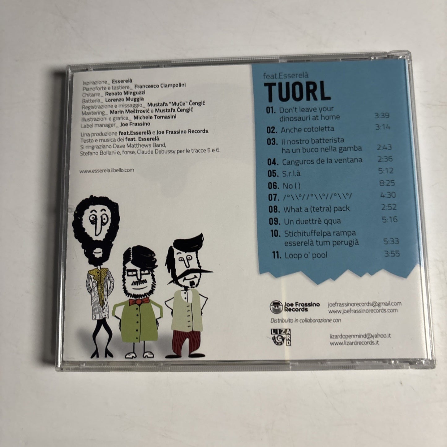 feat. Esserelà – TUORL (CD, 2015) Italy JFR 001