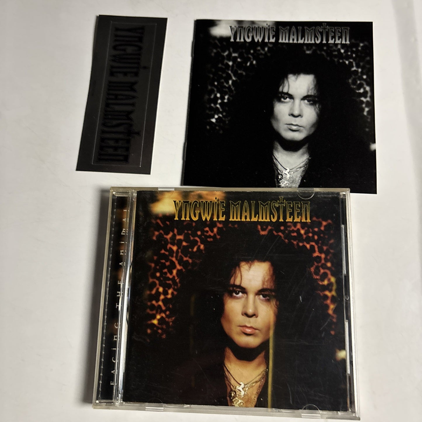 Yngwie Malmsteen – Facing The Animal (CD, 1997) Japan Sticker PCCY-01154