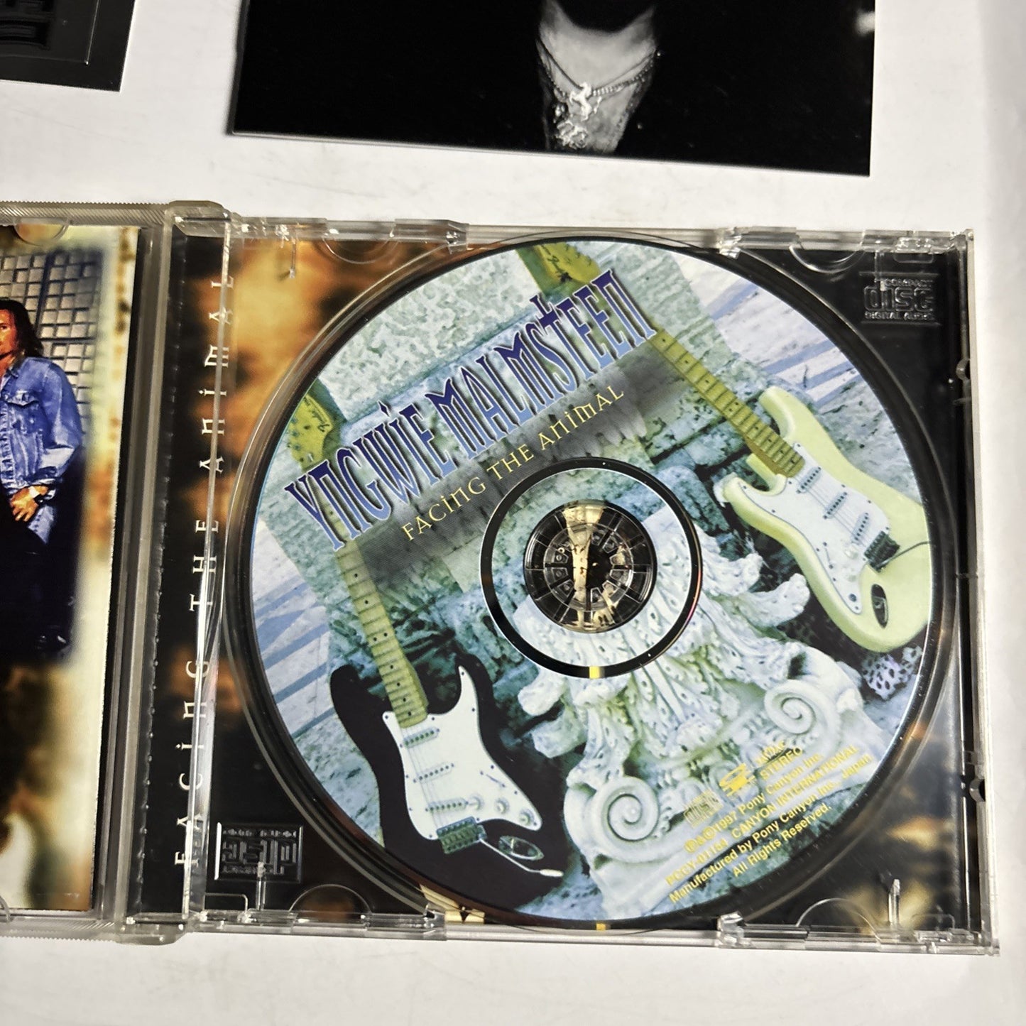 Yngwie Malmsteen – Facing The Animal (CD, 1997) Japan Sticker PCCY-01154