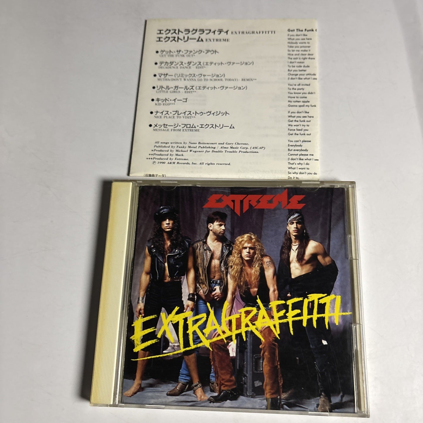 Extreme  – Extragraffitti  (CD, 1990) Japan PCCY-10155
