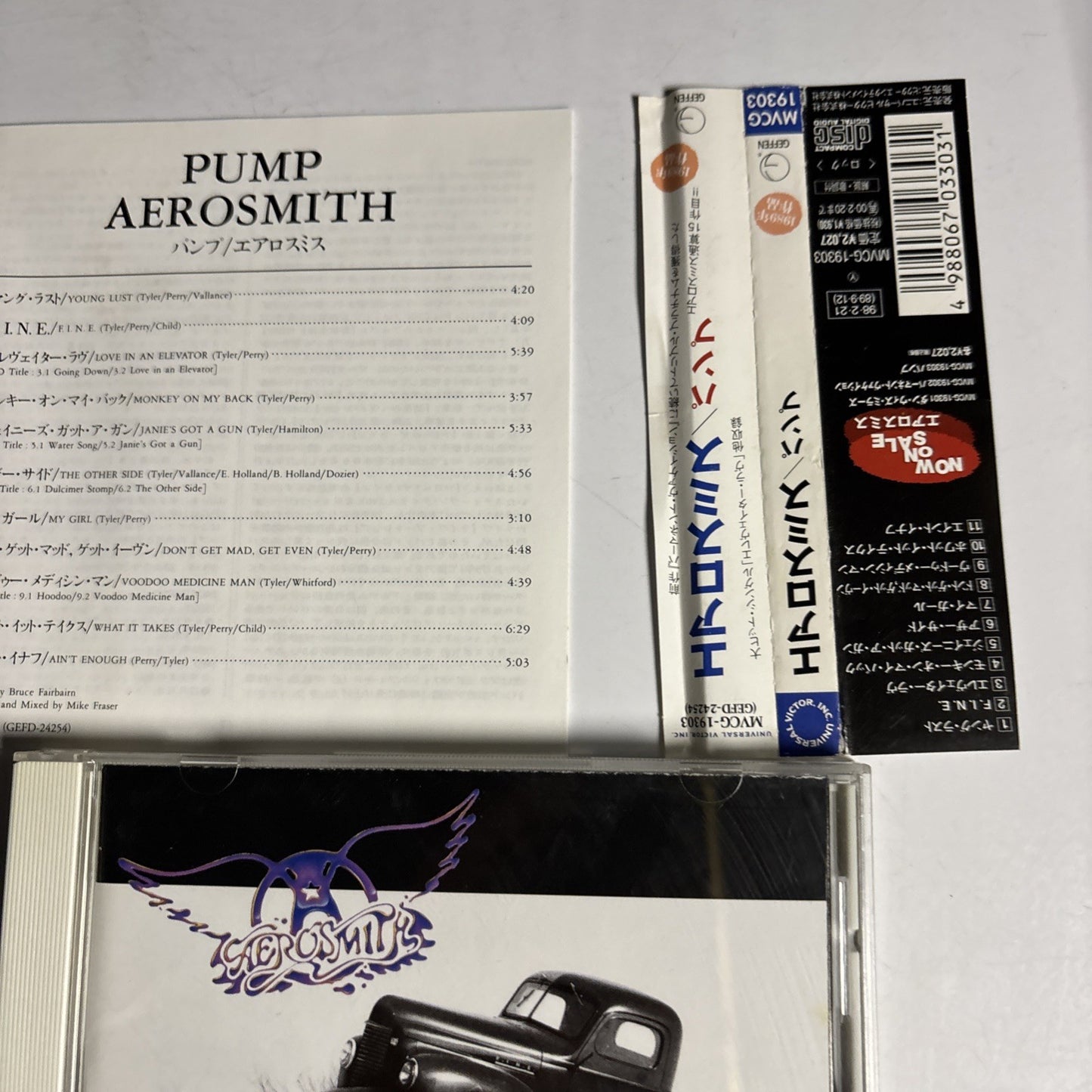 Aerosmith – Pump (CD, 1998) Japan obi MVCG-19303