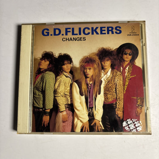 G.D. Flickers – Changes (CD, 1989) Japan VDR-20004
