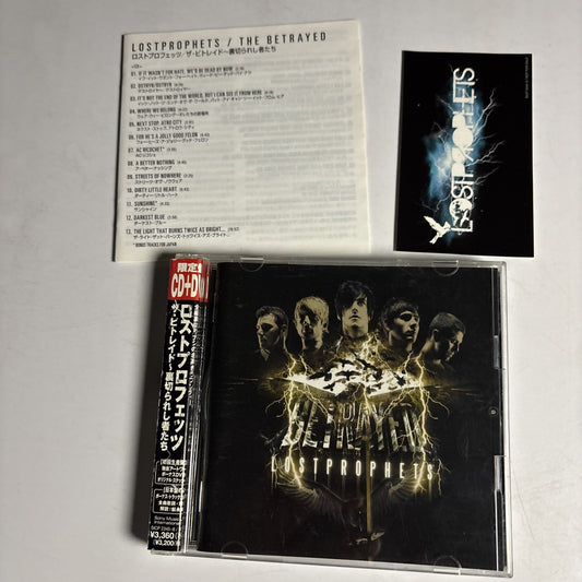 Lostprophets – The Betrayed (CD + DVD, 2010) Obi Sticker Japan SICP 2345~6