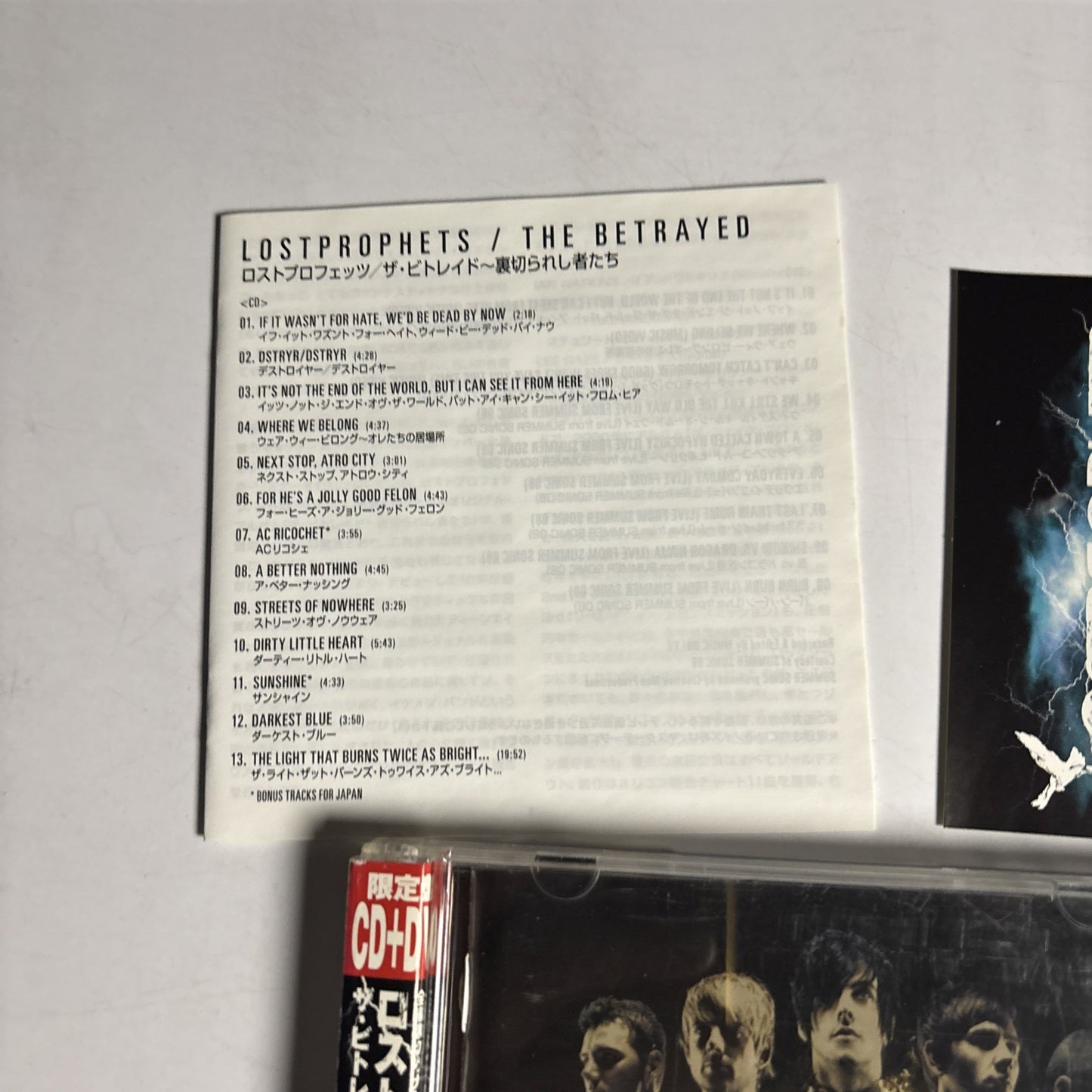 Lostprophets – The Betrayed (CD + DVD, 2010) Obi Sticker Japan SICP 2345~6