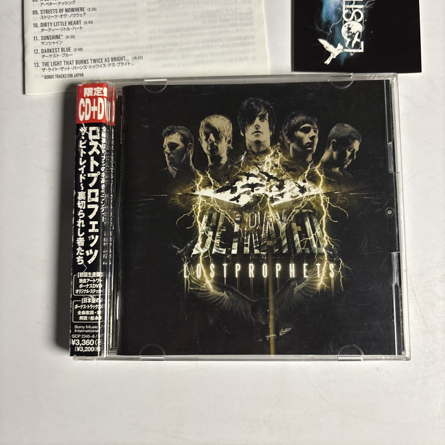 Lostprophets – The Betrayed (CD + DVD, 2010) Obi Sticker Japan SICP 2345~6