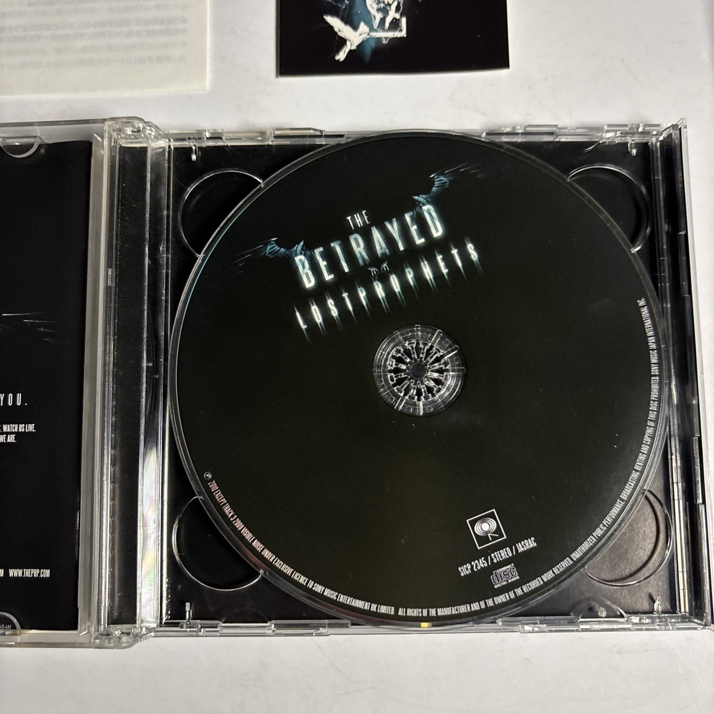 Lostprophets – The Betrayed (CD + DVD, 2010) Obi Sticker Japan SICP 2345~6