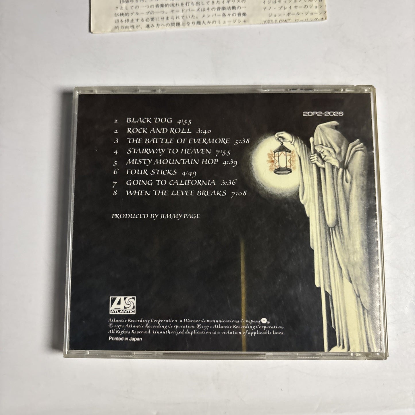 Led Zeppelin – Untitled (CD, 1988)  Japan 20P2-2026
