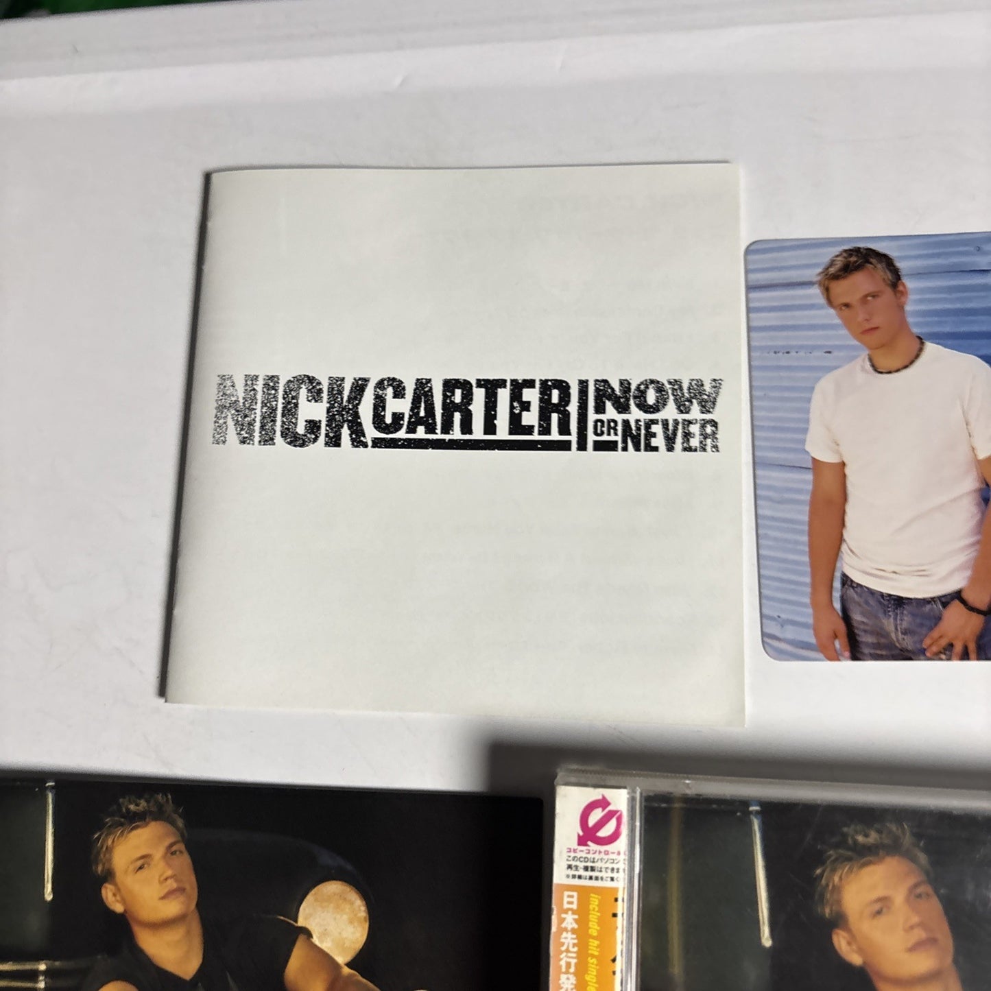 Nick Carter – Now Or Never (CD + DVD, 2002) Obi, Card Japan ZJCI-10118/B