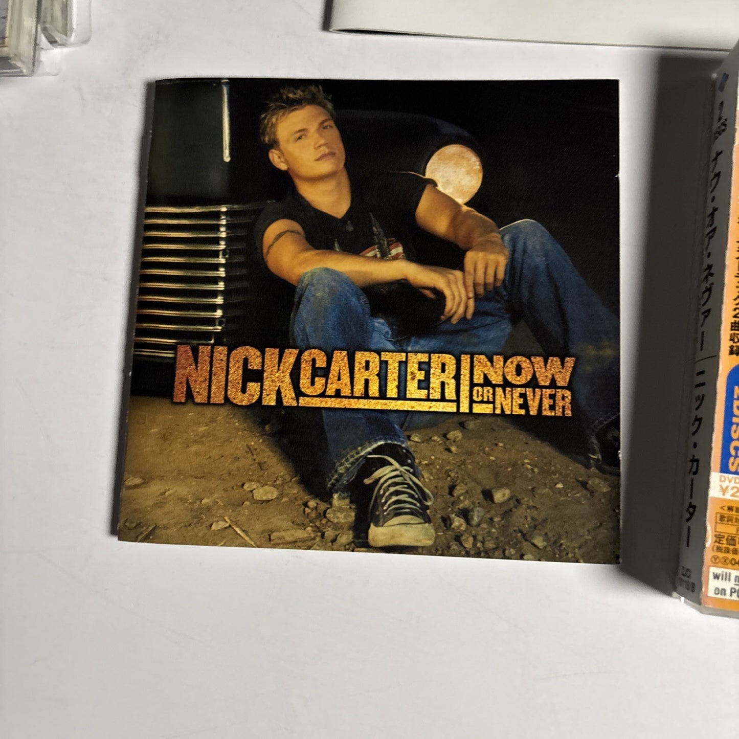 Nick Carter – Now Or Never (CD + DVD, 2002) Obi, Card Japan ZJCI-10118/B