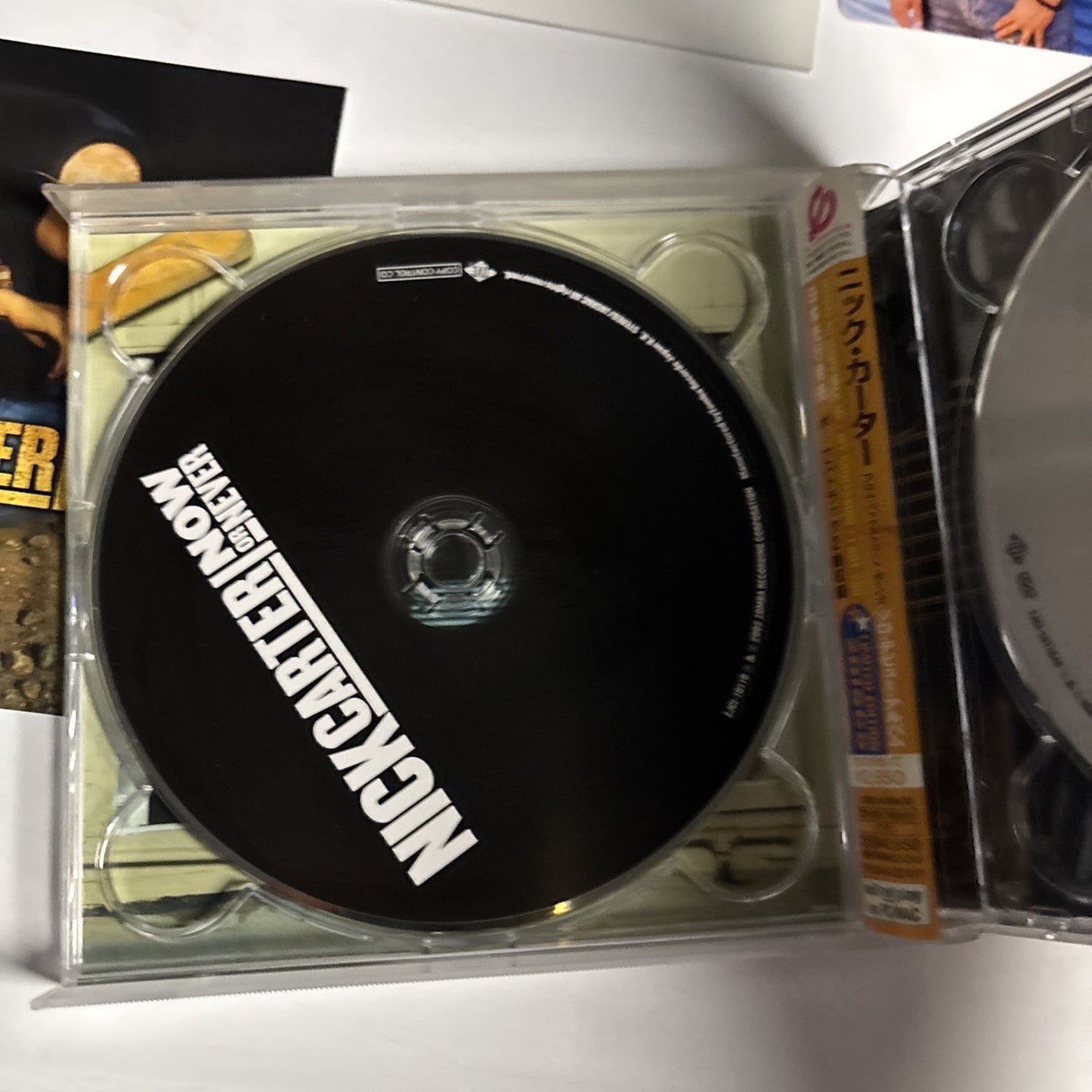 Nick Carter – Now Or Never (CD + DVD, 2002) Obi, Card Japan ZJCI-10118/B