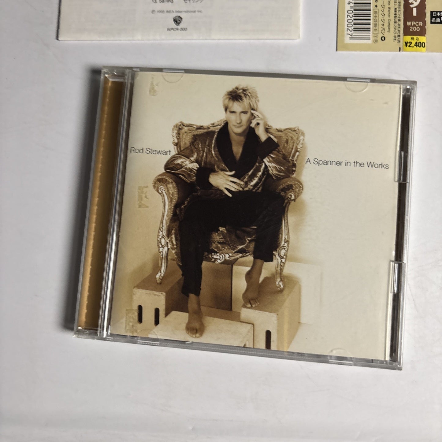 Rod Stewart – A Spanner In The Works (CD, 1995) Japan Bonus Trackm obi WPCR-200