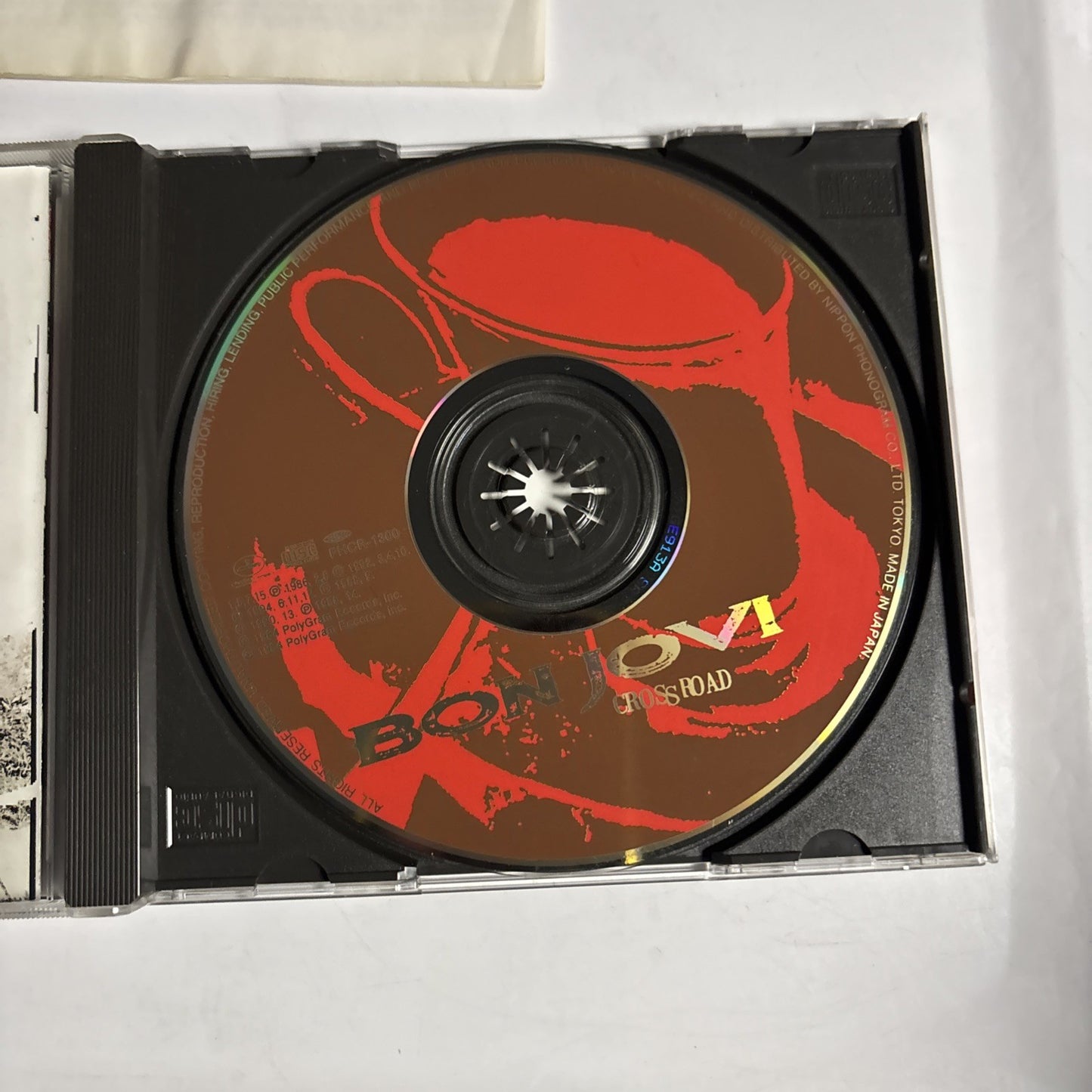 Bon Jovi – Cross Road (The Best Of Bon Jovi) (CD, 1994)  Japan PHCR-1300