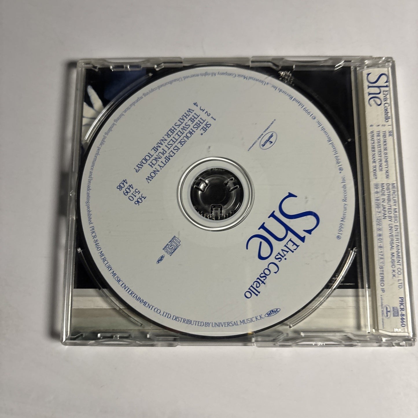 Elvis Costello – She (CD, 1999) Japan PHCR-8460