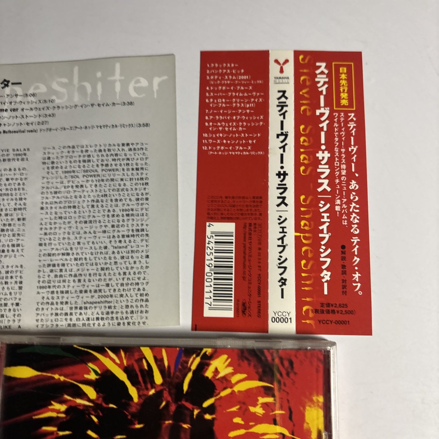 Stevie Salas Colorcode – Shapeshifter The Fall & The Rise Of Stevie CD Japan Obi