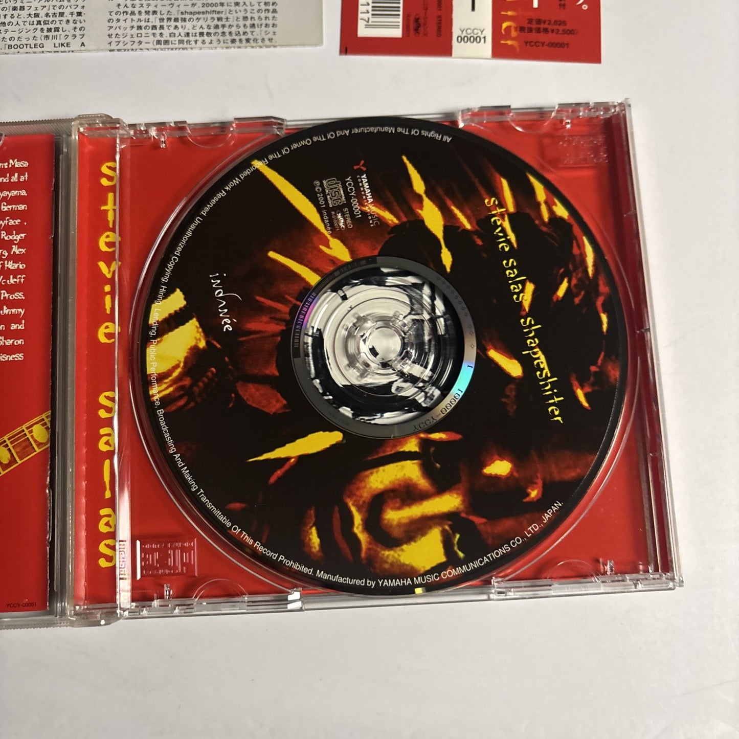 Stevie Salas Colorcode – Shapeshifter The Fall & The Rise Of Stevie CD Japan Obi