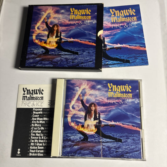 Yngwie Malmsteen – Fire & Ice (CD, 1992) Japan WMC5-479
