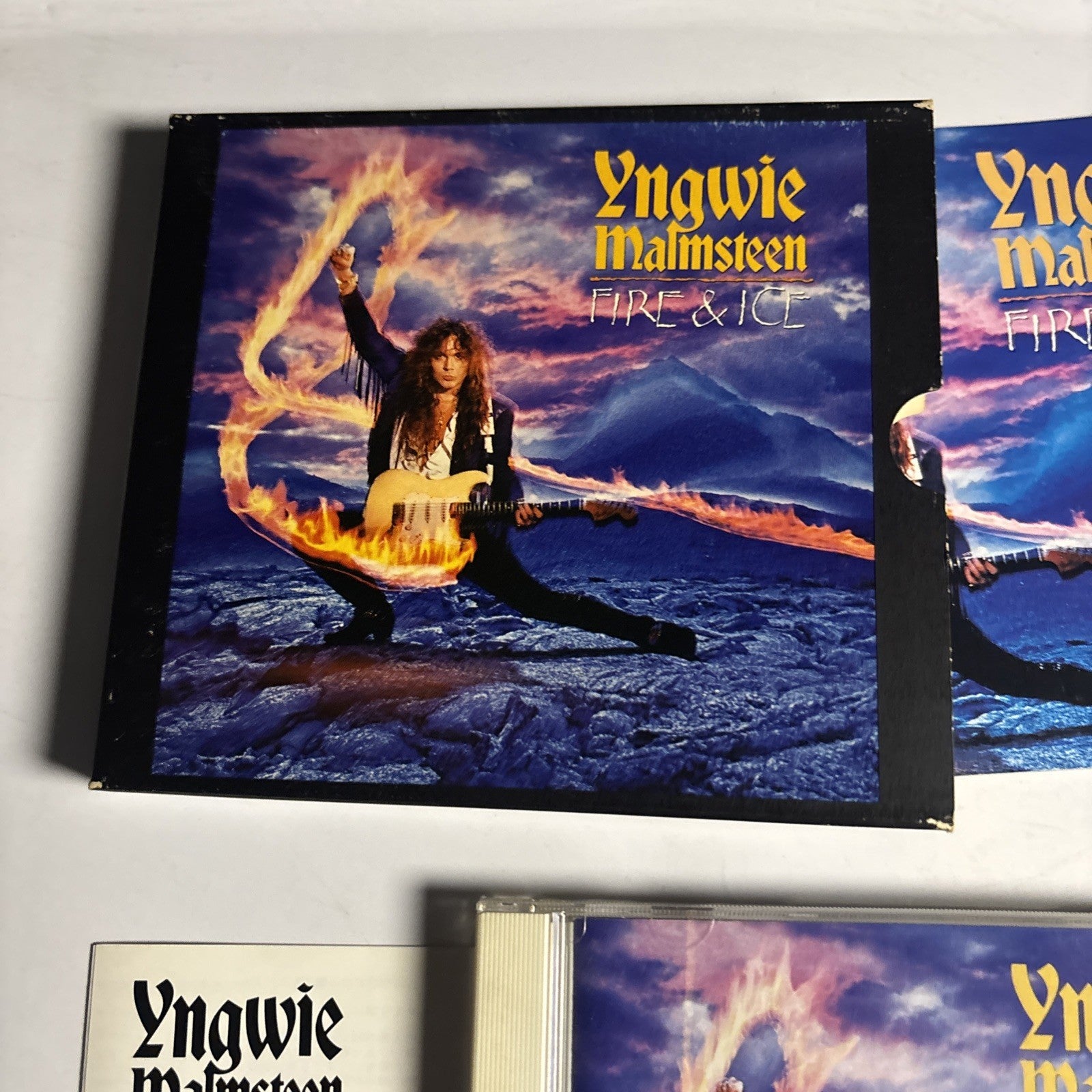 Yngwie Malmsteen – Fire & Ice (CD, 1992) Japan WMC5-479 – Retro Unit