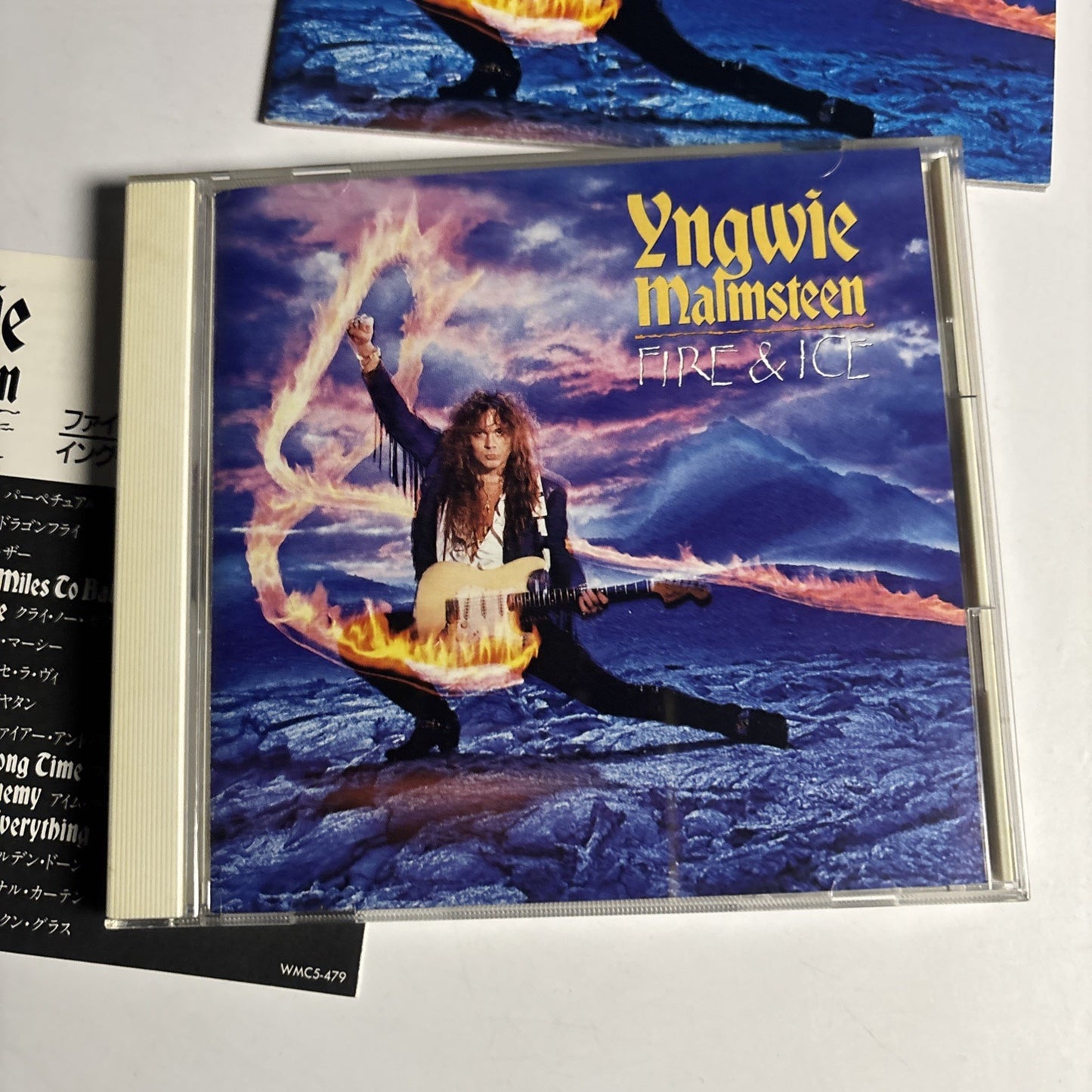 Yngwie Malmsteen – Fire & Ice (CD, 1992) Japan WMC5-479