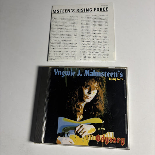 Yngwie J. Malmsteen's Rising Force – Odyssey (CD, 1990) Japan POCP-1886