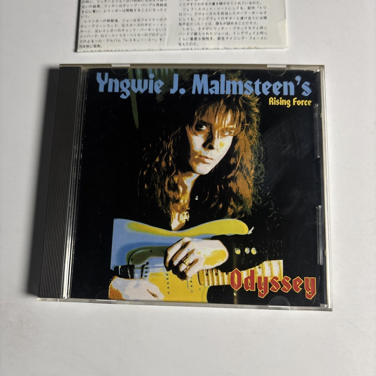 Yngwie J. Malmsteen's Rising Force – Odyssey (CD, 1990) Japan POCP-1886