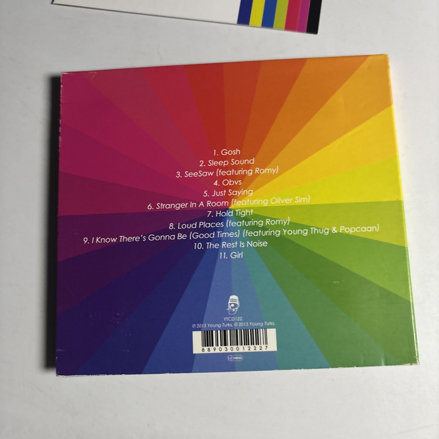 Jamie xx – In Colour (CD, 2015) US YTCD122