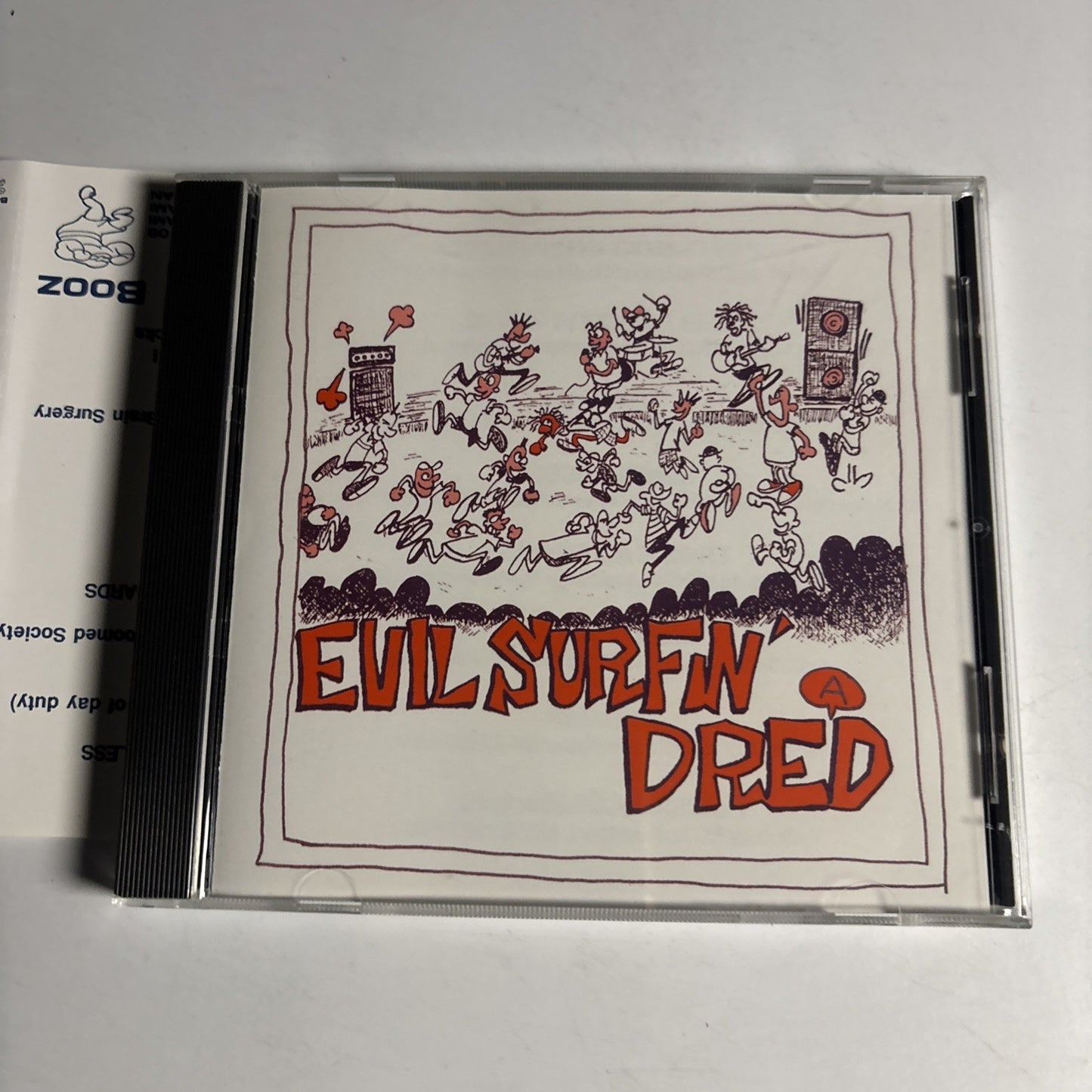 Various – Evil Surfin' Dread (CD, 1998) Japan obi Booz-002