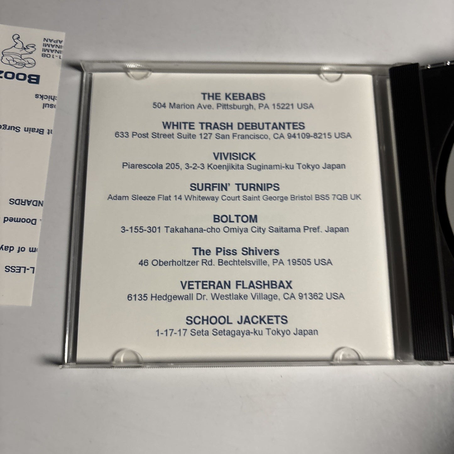 Various – Evil Surfin' Dread (CD, 1998) Japan obi Booz-002