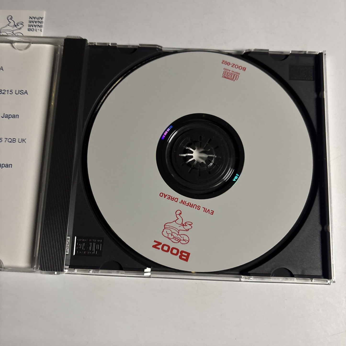 Various – Evil Surfin' Dread (CD, 1998) Japan obi Booz-002