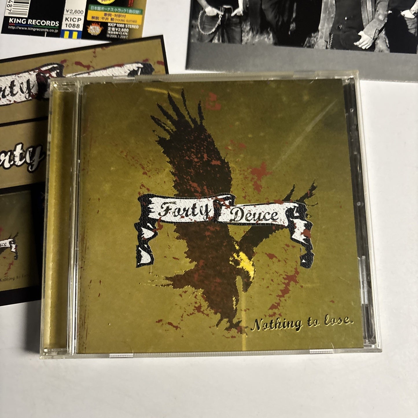 Forty Deuce – Nothing To Lose (CD, 2005) Japan Bonus Track, Obi KICP 1088