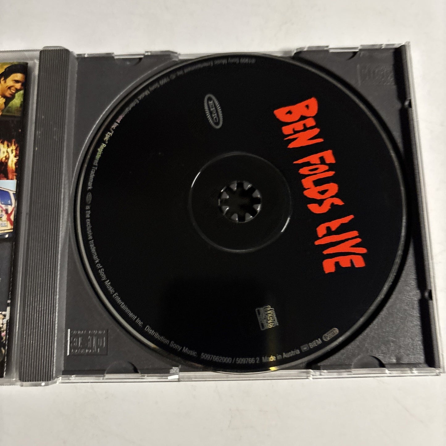 Ben Folds – Ben Folds Live (CD, 2002) Europe 509766 2