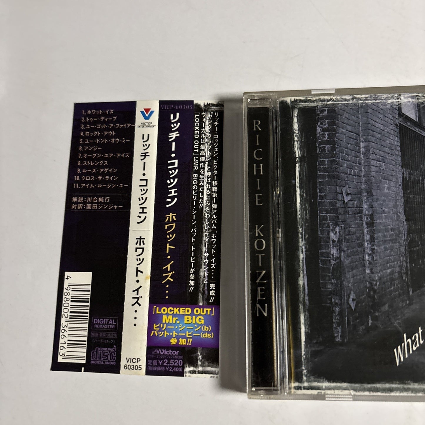 Richie Kotzen – What Is ... (CD, 1998) Japan bi VICP-60305