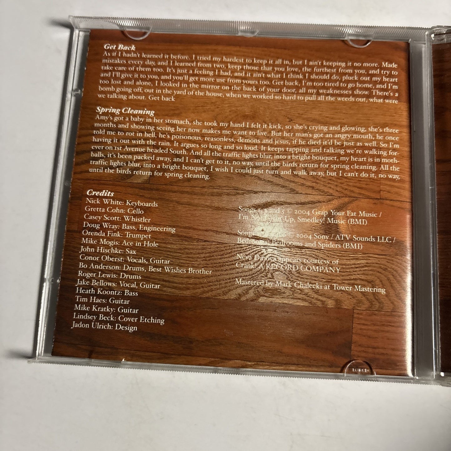 Bright Eyes, Neva Dinova – One Jug Of Wine, Two Vessels (CD, 2004) UK SCE 60