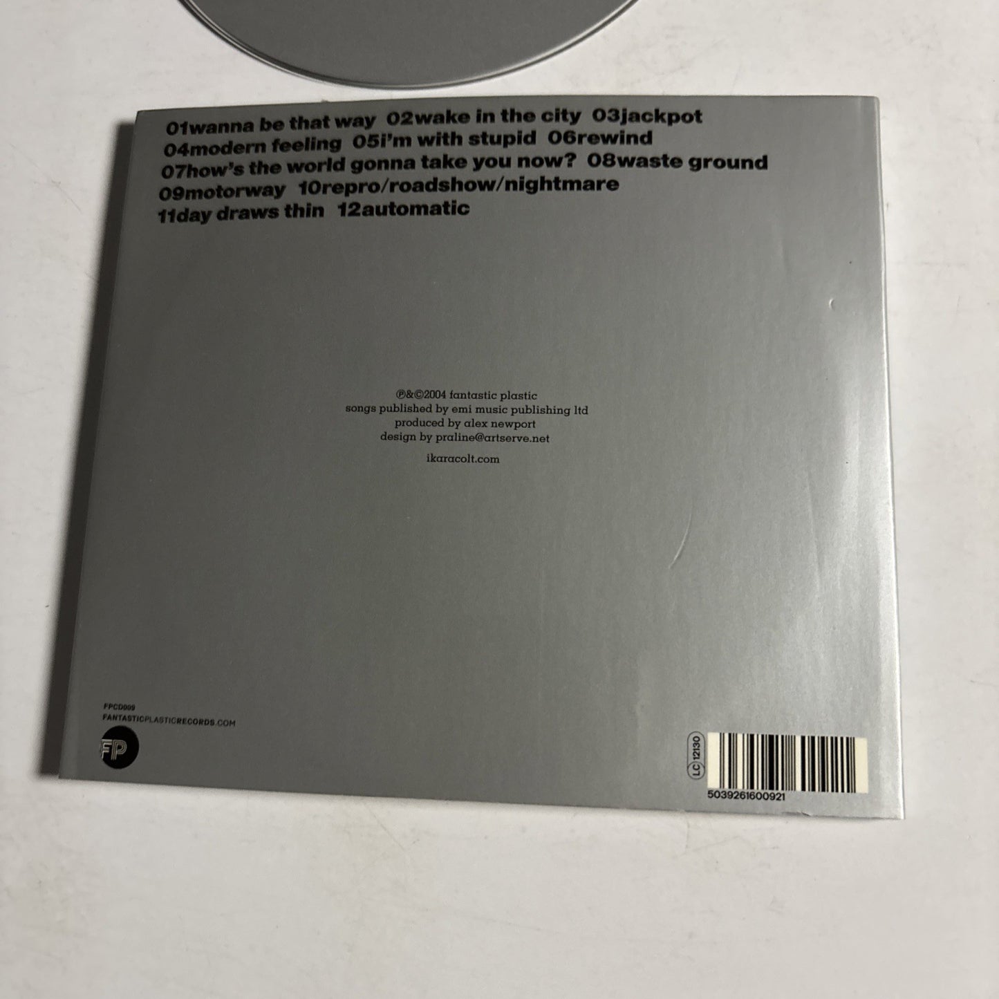 Ikara Colt – Modern Apprentice (CD, 2004) UK FPCD009