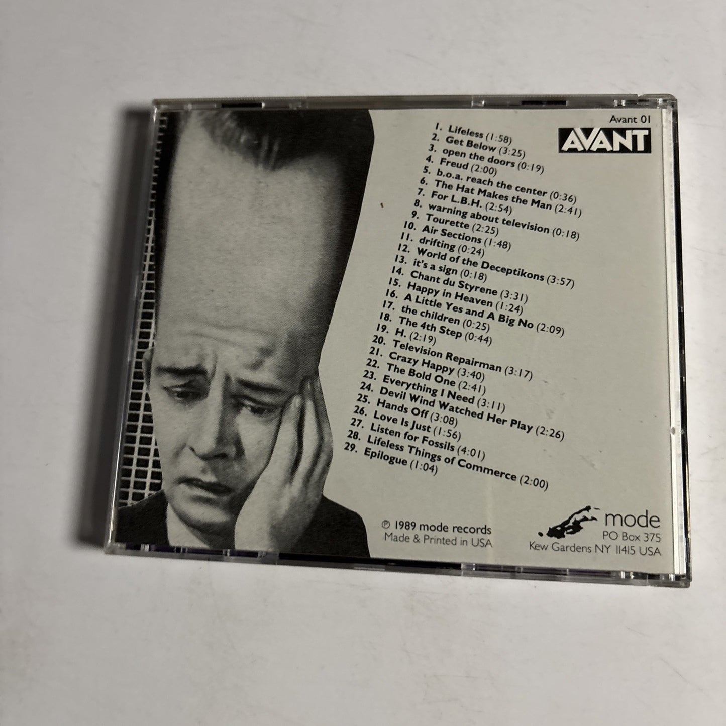 Chris Burke – Idioglossia (CD, 1989) US 01