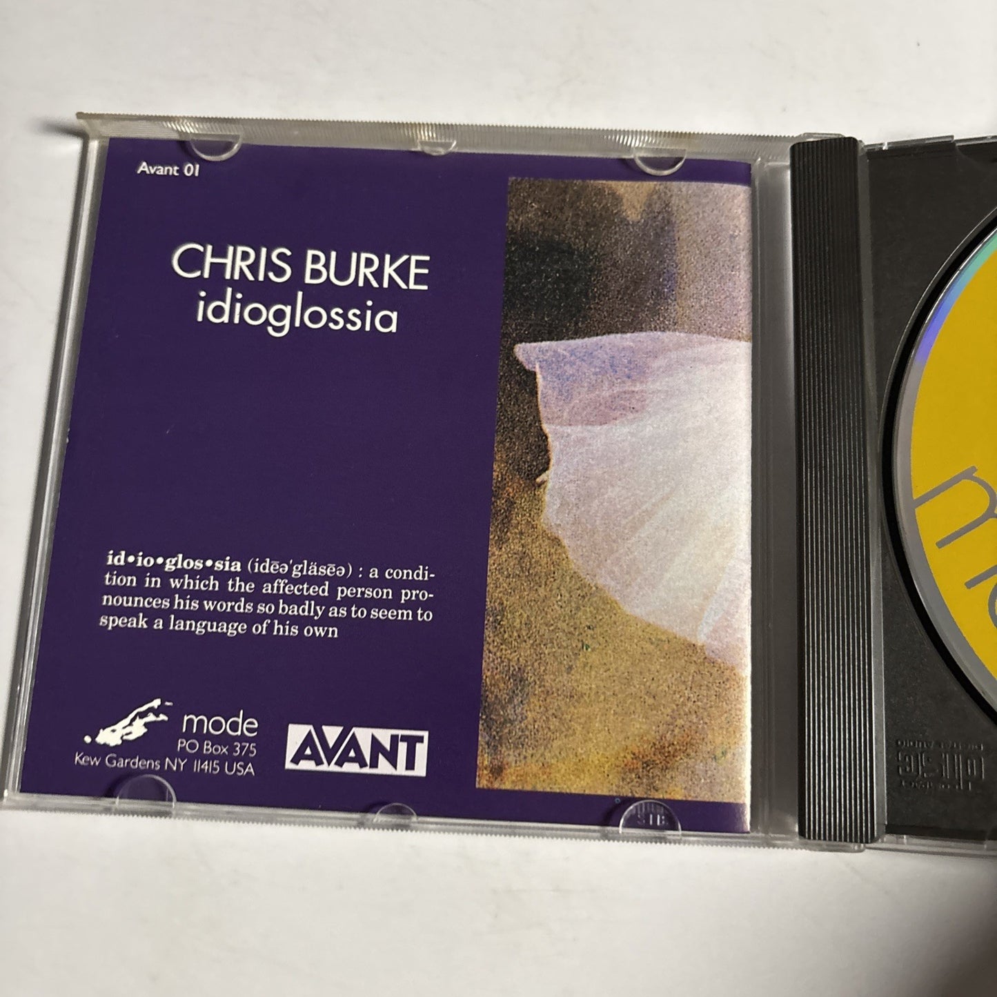 Chris Burke – Idioglossia (CD, 1989) US 01