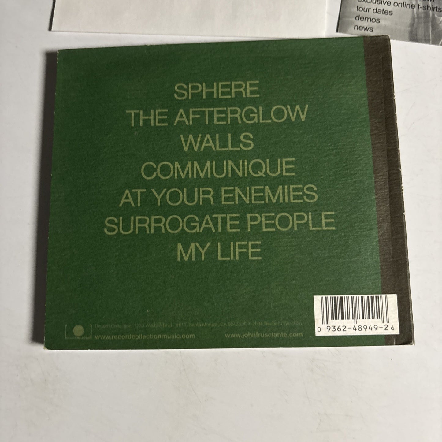 John Frusciante, Josh Klinghoffer – A Sphere In The Heart Of Silence (CD, 2004)