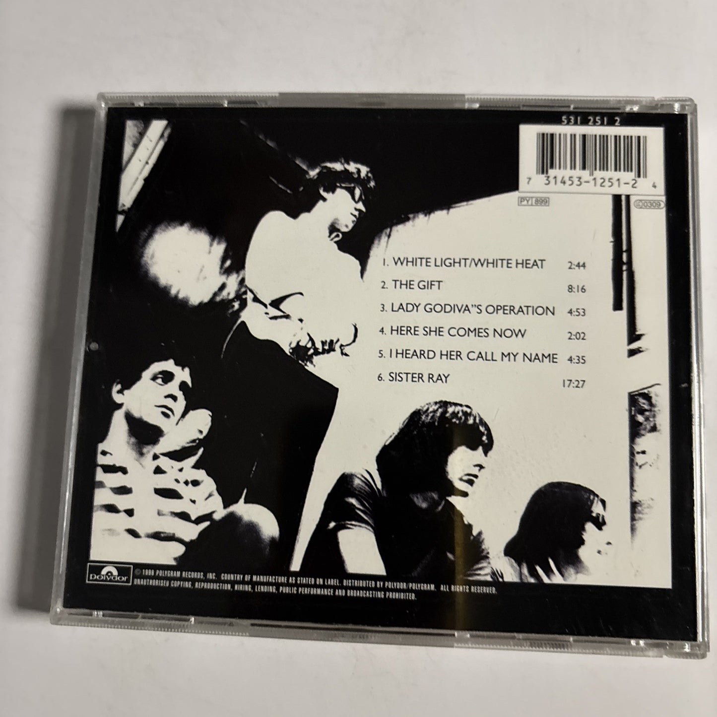 The Velvet Underground – White Light/White Heat (CD, 1996) US 31453 1251 2